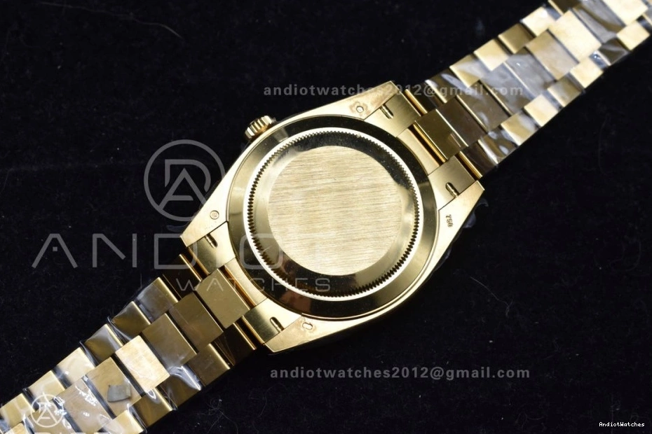 YG Bracelet 658 1:1 40 Weight) Edition Gold Dial Day VR3255 Date Best ARF (Gain Stretchable President 228238 On Roman 0523
